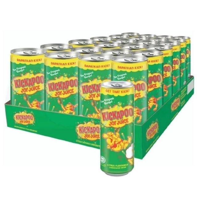 Kickapoo Joy Juice เครื่องดื่มอัดลม ยกแพ็ค 24กระป๋อง